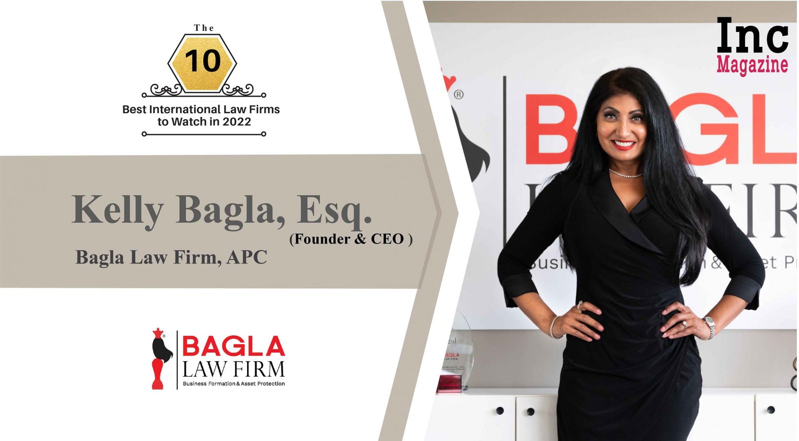 Kelly Bagla | CEO of Bagla Law Firm | Business Law